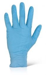 Heavy Duty Nitrile Gloves - Disposable Powder Free (Blue) (Box x100)